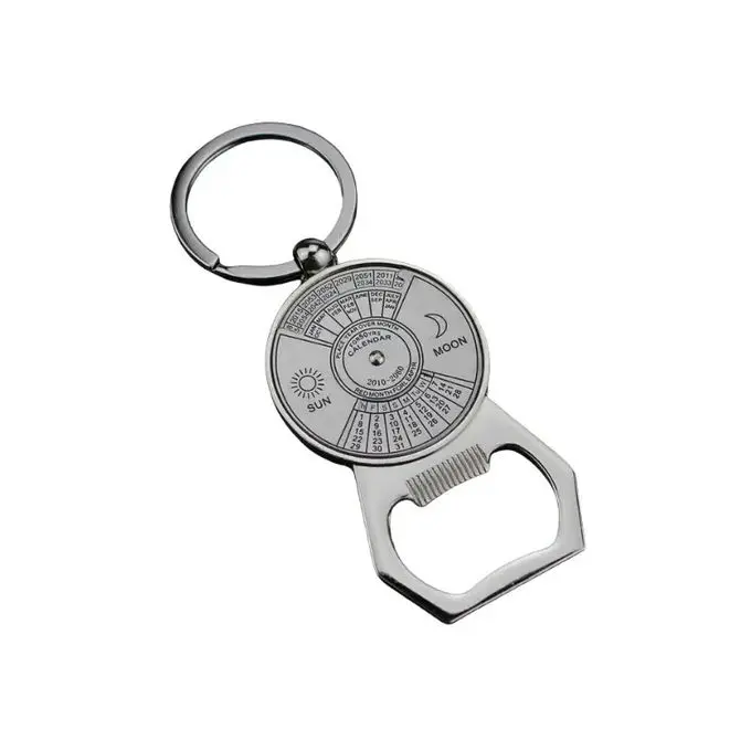 3in1 Key Chain Portable Bottle Opener with Calendar