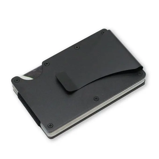 Aluminum Metal Slim Wallet Credit Card Case Holder